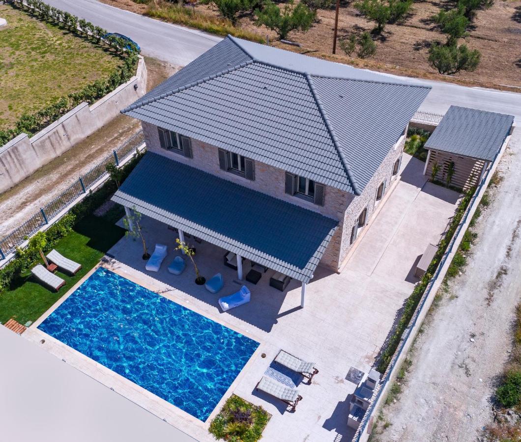 Zante Soleil - High-End Stone Villa With Swimming Pool Lagopodhon Bagian luar foto