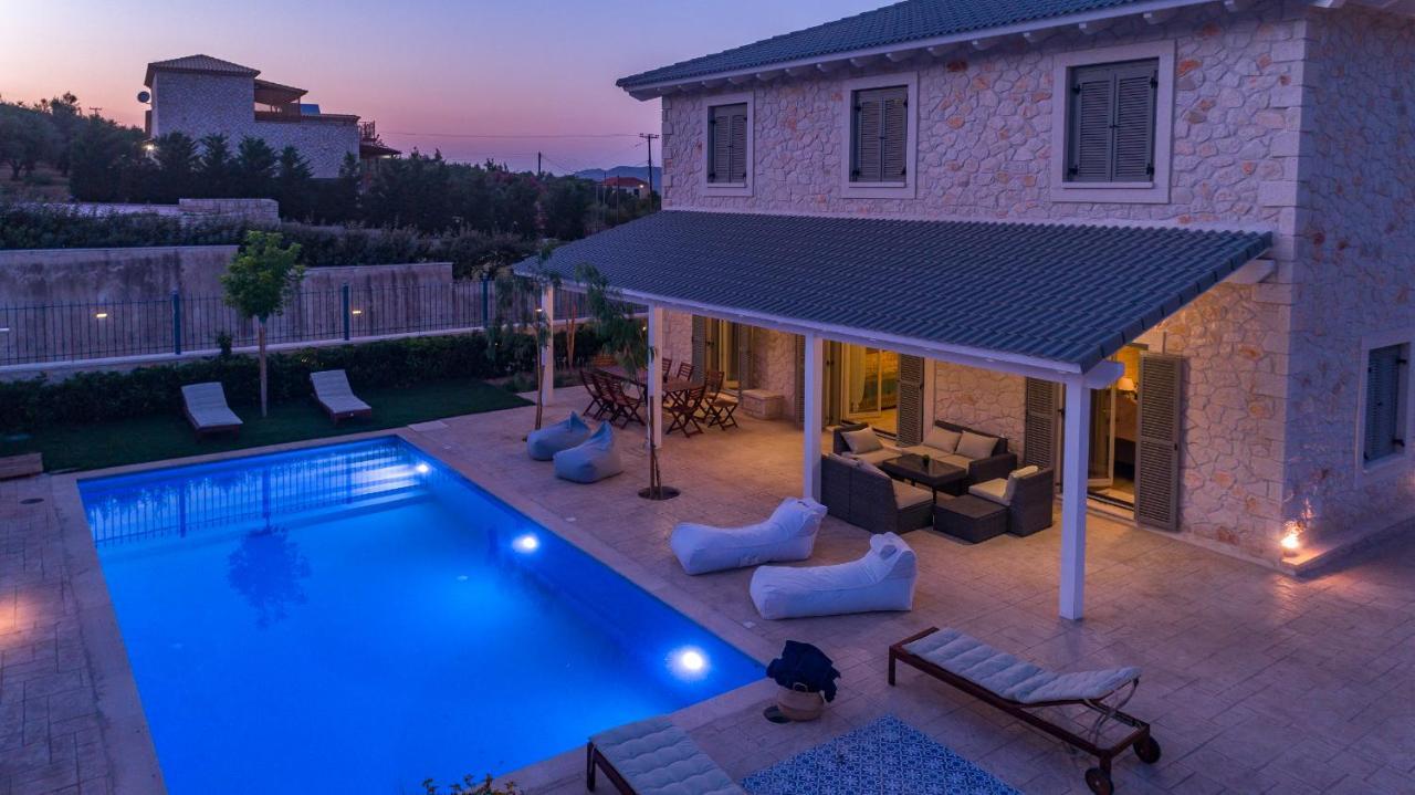 Zante Soleil - High-End Stone Villa With Swimming Pool Lagopodhon Bagian luar foto